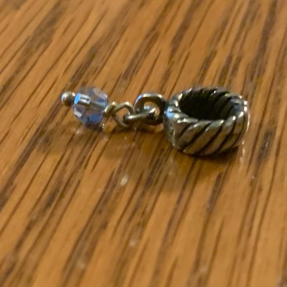 Kay Jewelers Charmed Memories March Birthstone Charm, Sterling Silver, 925 - Picture 2 of 4